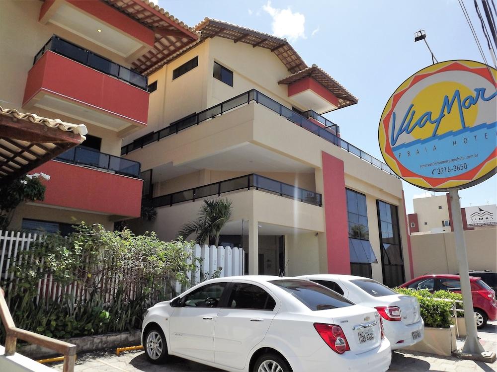 Via Mar Praia Hotel أراكاجو المظهر الخارجي الصورة