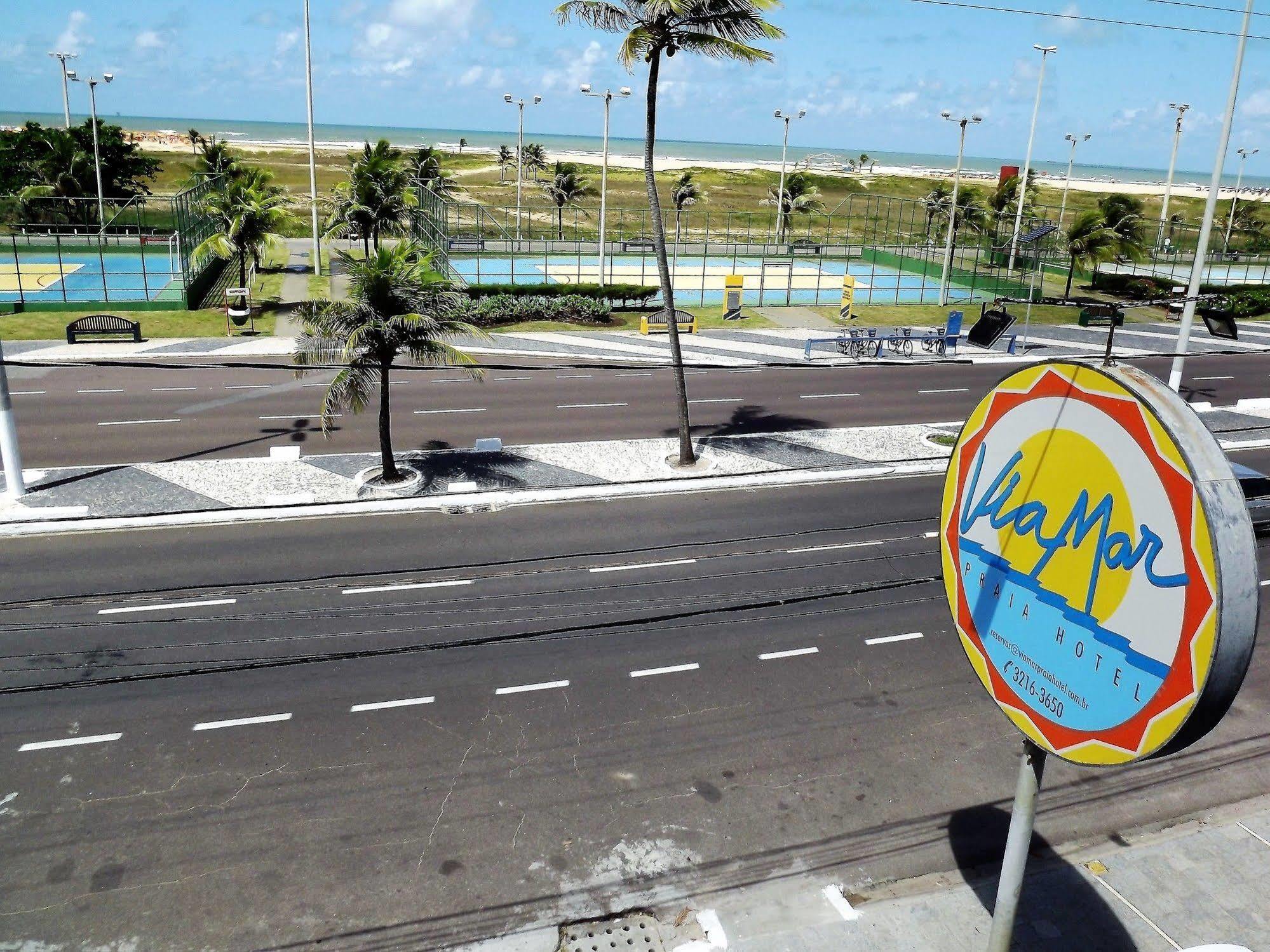 Via Mar Praia Hotel أراكاجو المظهر الخارجي الصورة